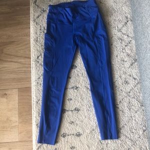 Lululemon fast and free 25” legging blue size 6